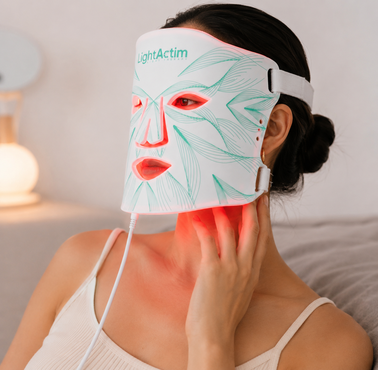 LED Light Therapy Silicone Facial Mask
