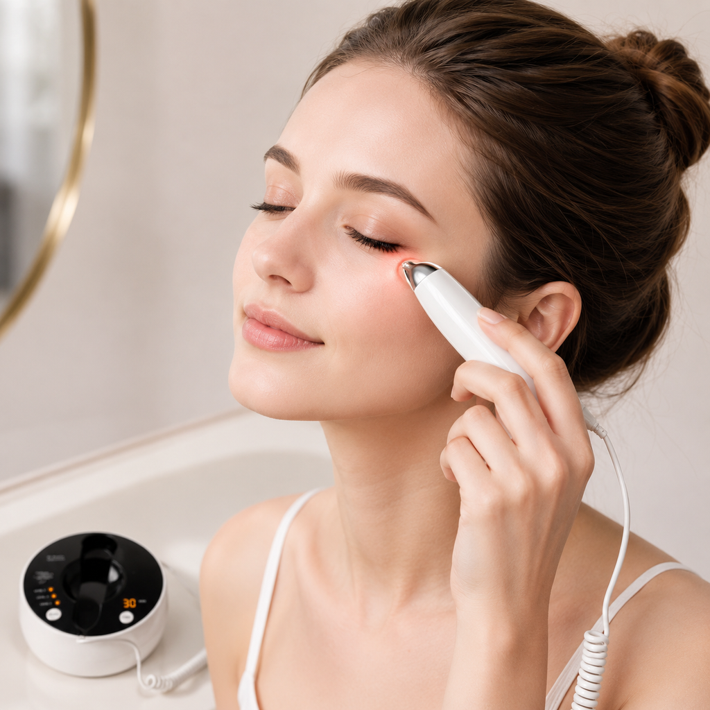 Beauty instrument RF home facial lifting and tightening artifact
