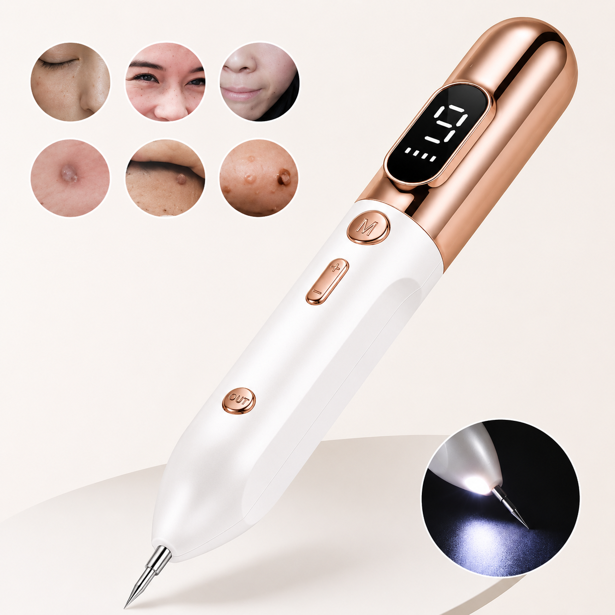 Tattoo Mole Removal Plasma Pen Laser Facial Freckle Dark Spot Remover Tool Wart Removal Machine Face Skin Care Beauty Device